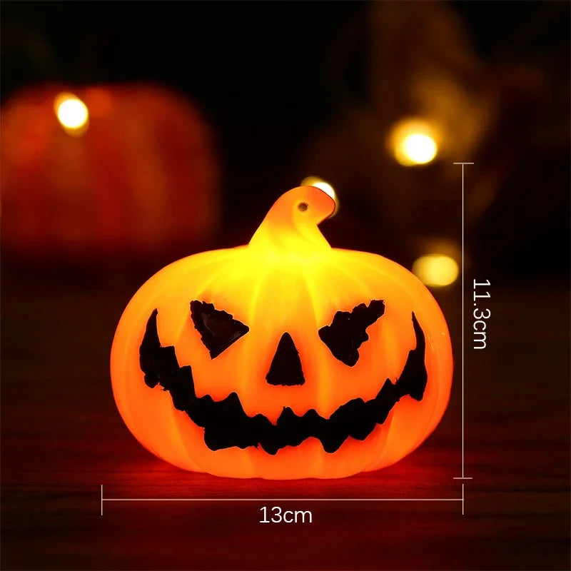 Pumpkin Lantern Halloween Ghost Face Lamp Kids Gift For Balcony Bedroom Garden Halloween Party Decoration Atmosphere Light