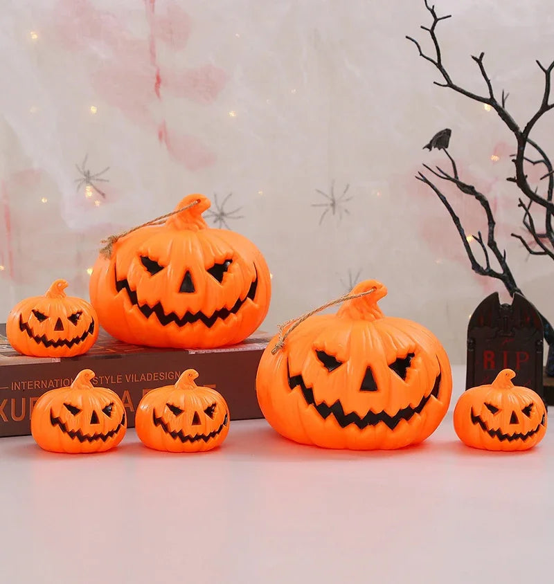 Pumpkin Lantern Halloween Ghost Face Lamp Kids Gift For Balcony Bedroom Garden Halloween Party Decoration Atmosphere Light