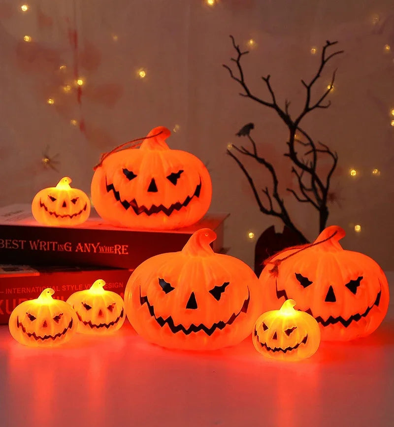 Pumpkin Lantern Halloween Ghost Face Lamp Kids Gift For Balcony Bedroom Garden Halloween Party Decoration Atmosphere Light