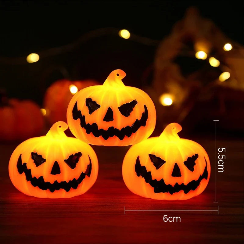 Pumpkin Lantern Halloween Ghost Face Lamp Kids Gift For Balcony Bedroom Garden Halloween Party Decoration Atmosphere Light