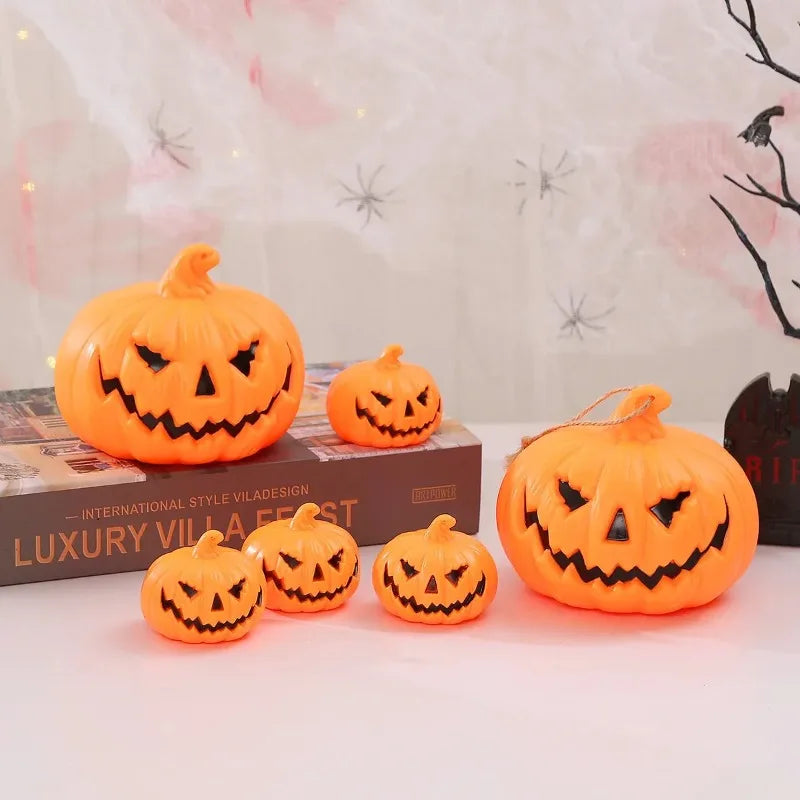 Pumpkin Lantern Halloween Ghost Face Lamp Kids Gift For Balcony Bedroom Garden Halloween Party Decoration Atmosphere Light